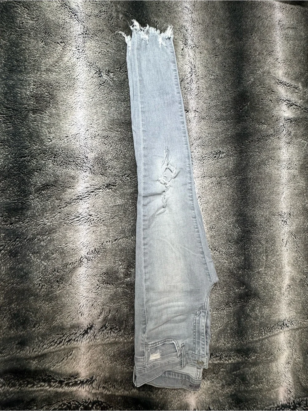 Joe’s Jeans Light Gray Distressed Ankle Crop [Size 27]